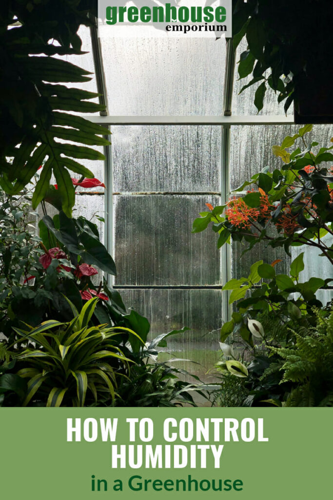 Methods for Controlling Humidity in a Greenhouse