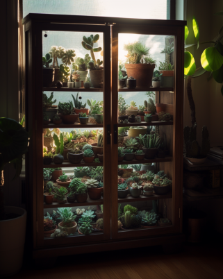 Designing an Efficient Greenhouse Cabinet for Year-Round Plant Growth