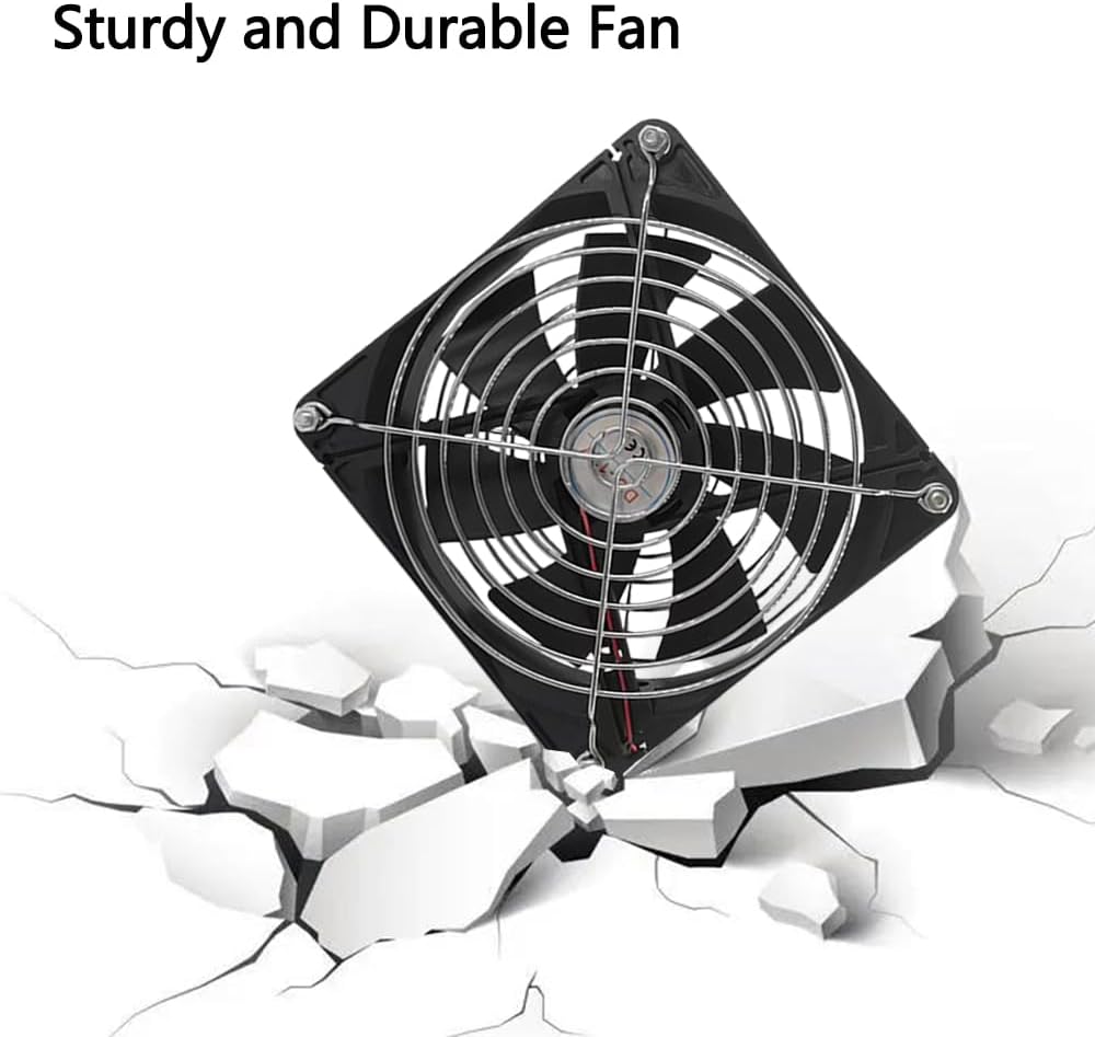 20W Solar Powered Fan for Chicken Coops, Sheds, Pet Houses, MOSTRUST Solar Panel Dual Fan with 2 IPX7 Waterproof Fans On/Off Switch 11.5Ft Cable Installation Kits for Greenhouses, Dog House