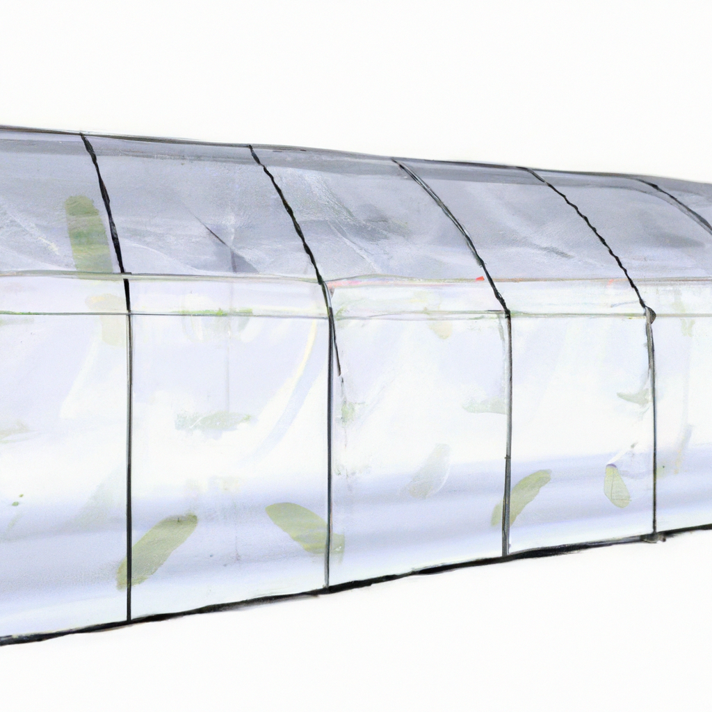 Chocikick Clear Greenhouse Heavy Duty Tarp 8x10FT,14 Mil Clear Waterproof Cover, UV Resistant Poly Tarp with Grommets, Superior Strength Film Plastic Sheeting for Canopy, Farming (8 X 10 Ft.)