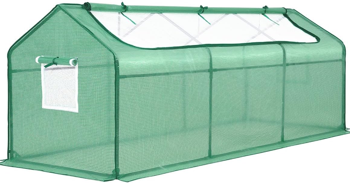 Quictent Portable Mini Greenhouse, Indoor Small Hot House w/ Reinforced Frame and Waterproof Cover Outdoor, 71 x 36 x 36 (Clear)