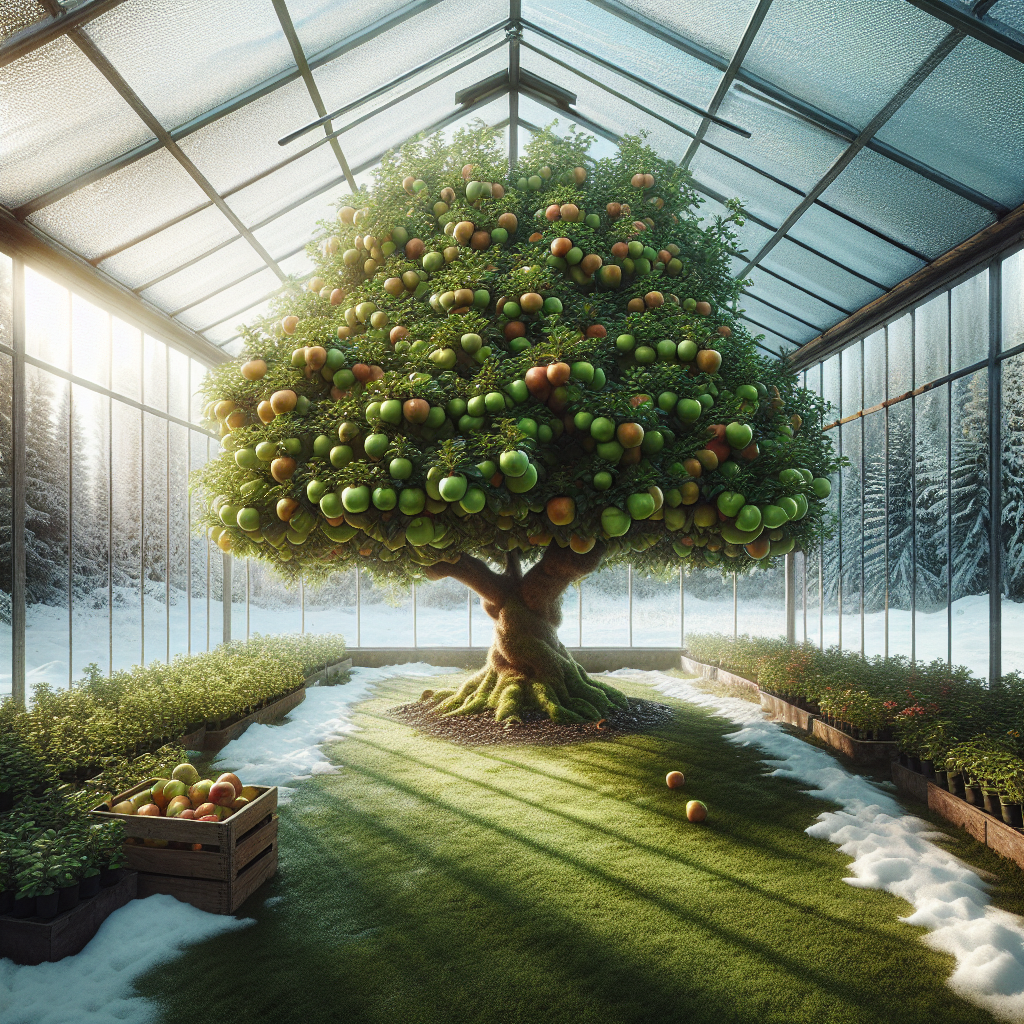Growing Dwarf Fruit Trees In A Winter Greenhouse