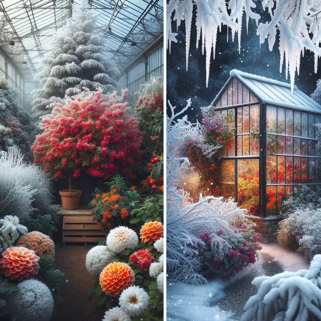 Winter Greenhouse Garden Photography Tips