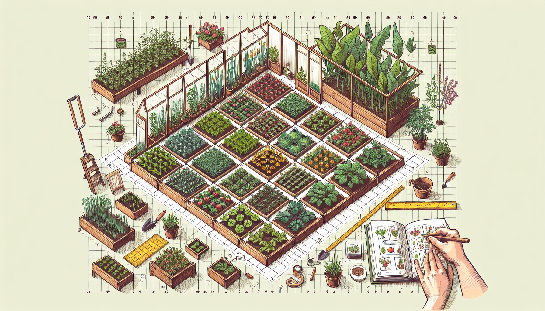 The Complete Guide to Square Foot Gardening in a Greenhouse