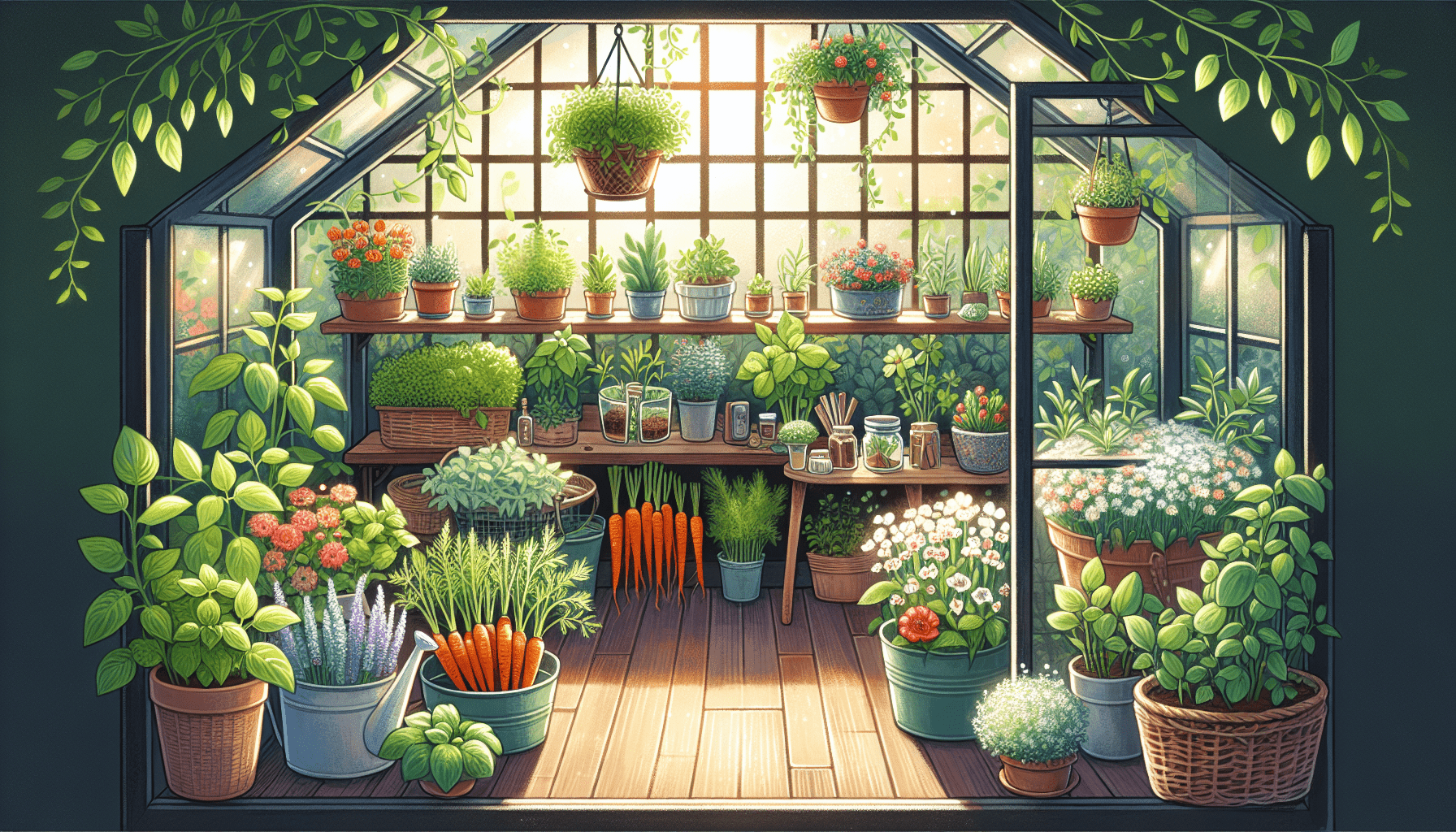The Best Plants for Small Greenhouse Gardening